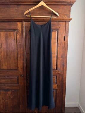 Hampton Nites Black Slip Dress